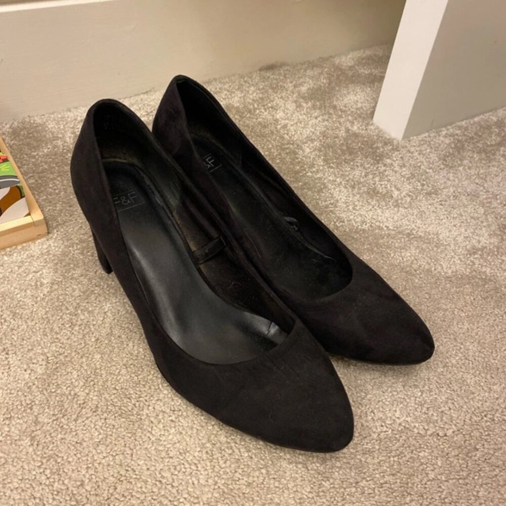 Black high heels